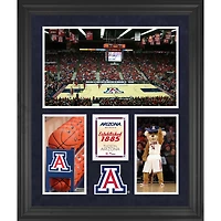 Collage encadré 20" x 24" (51 x 61 cm) représentant les Arizona Wildcats au McKale Center (3 ouvertures)