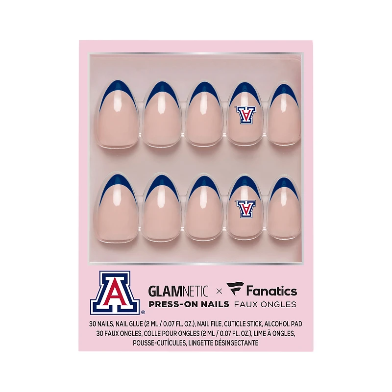 Kit manucure Glamnetic x Fanatics Arizona Wildcats