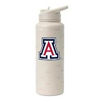 Logo Brands Arizona Wildcats 34oz. Sand Ghost Quencher Bottle