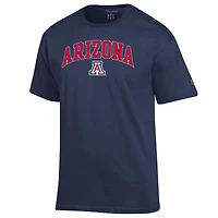 T-shirt à logo arqué Champion Navy Arizona Wildcats pour homme