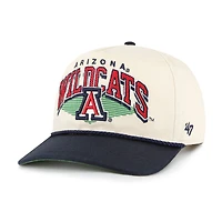 Men's '47 Natural Arizona Wildcats Pomona Two-Tone Rope Hitch Adjustable Hat