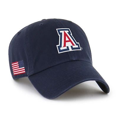 Casquette ajustable Arizona Wildcats '47 Navy Americana Heritage Clean Up pour homme