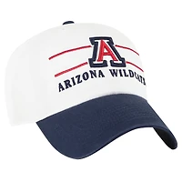 Casquette ajustable Arizona Wildcats Gridiron Clean Up blanche pour homme '47