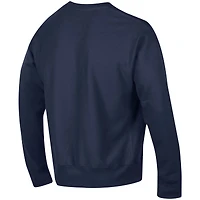Men's Champion Navy Arizona Wildcats Arch Reverse Weave Pullover Sweatshirt