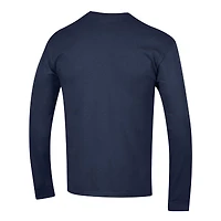 T-shirt à manches longues Champion Navy Arizona Wildcats Basketball Icon pour hommes