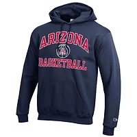 Sweat à capuche Powerblend pour hommes, bleu marine, Arizona Wildcats Basketball Icon
