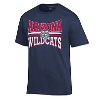 Men's Champion  Navy Arizona Wildcats Team Zoom T-Shirt