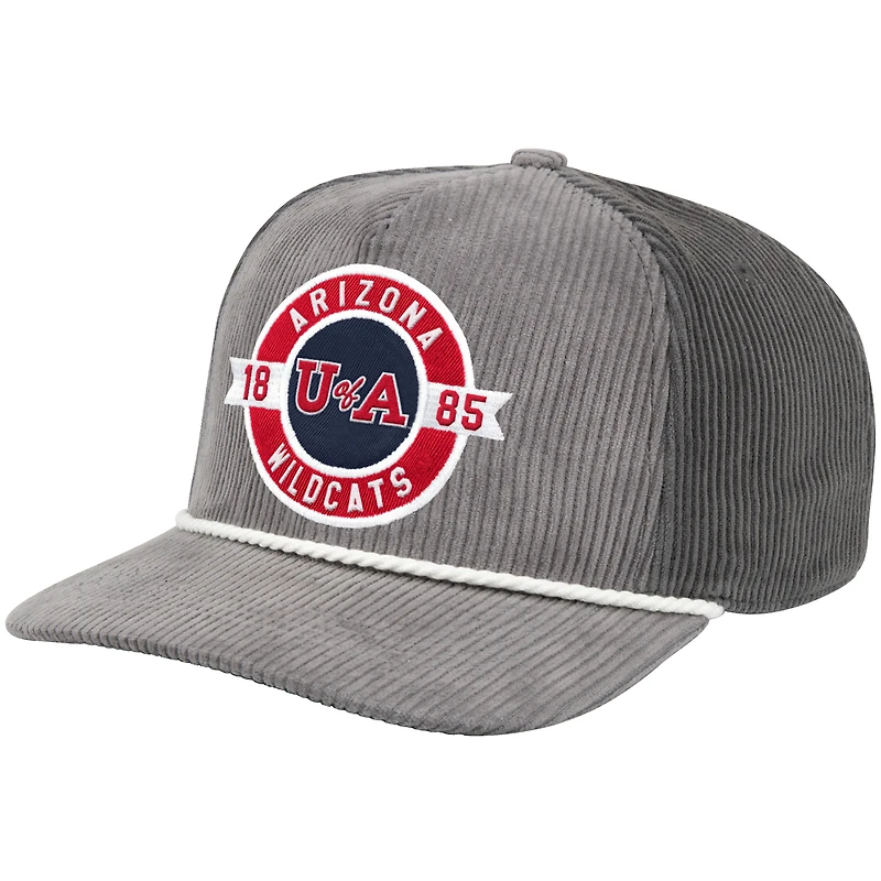 Men's Colosseum Gray Arizona Wildcats Where's My Hat Podium Adjustable Trucker Hat