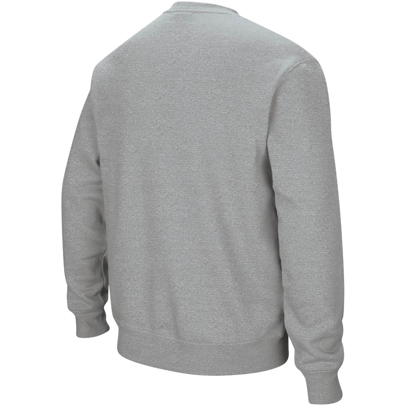 Colosseum Heather Grey Arizona Wildcats Arch & Logo Crew Neck Sweat-shirt pour homme