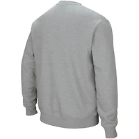 Colosseum Heather Grey Arizona Wildcats Arch & Logo Crew Neck Sweat-shirt pour homme