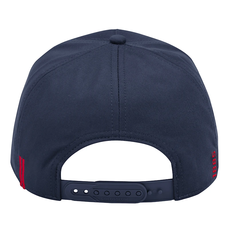 Casquette ajustable Colosseum Navy Arizona Wildcats pour homme avec logo sur le podium