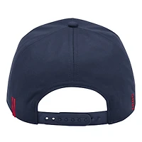 Casquette ajustable Colosseum Navy Arizona Wildcats pour homme avec logo sur le podium