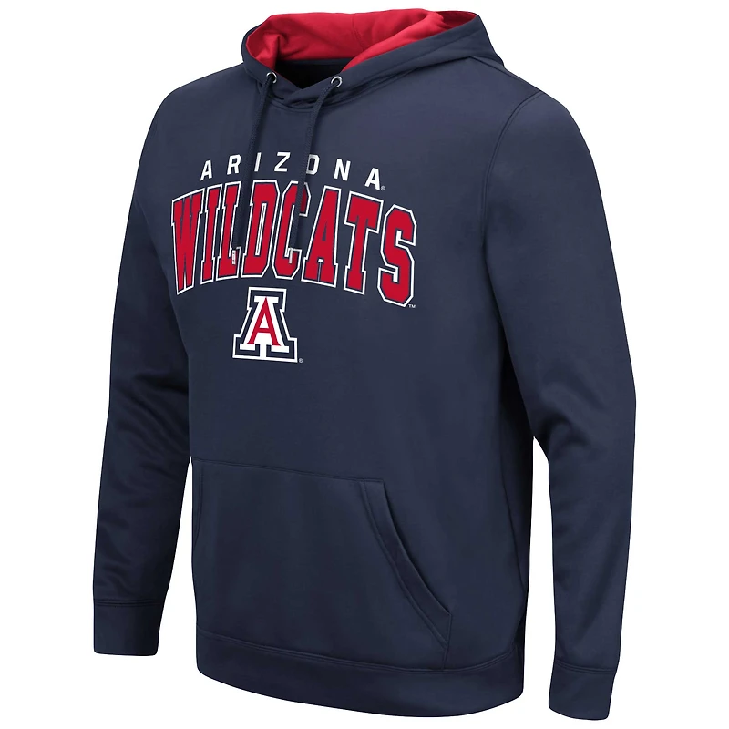 Pull à capuche Colosseum Navy Arizona Wildcats Resistance pour hommes