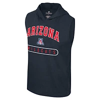 Débardeur à capuche sans manches Colosseum Navy Arizona Wildcats pour hommes