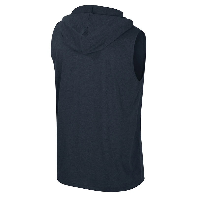 Débardeur à capuche sans manches Colosseum Navy Arizona Wildcats pour hommes