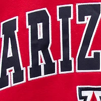 Sweat-shirt à col rond avec logo et arc Colosseum Red Arizona Wildcats pour hommes