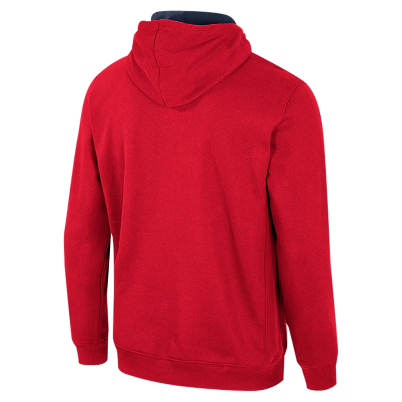 Sweat à capuche demi-zippé rouge Colosseum pour hommes des Arizona Wildcats