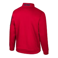 Veste polaire à fermeture éclair quart de tour Mainframe des Arizona Wildcats pour homme, couleur rouge Colosseum