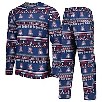 Ensemble pyjama Concepts Sport bleu marine Arizona Wildcats (haut à manches longues et pantalon pivotants)