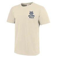 Men's Cream Arizona Wildcats Comfort Colors Mascot Overlay T-Shirt