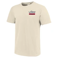 Men's  Cream Arizona Wildcats Uncle Sam Mascot T-Shirt