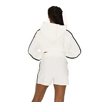 Men's Gameday Couture Cream Arizona Wildcats Down, Set, Go Hoodie and Shorts Lounge Set