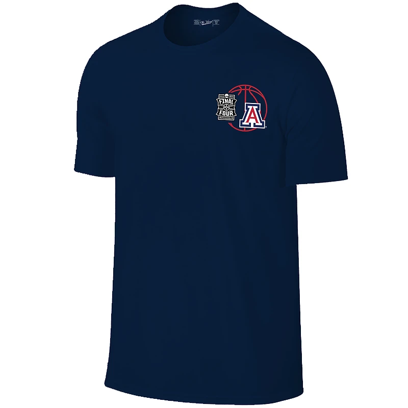 T-shirt bleu marine pour homme des Arizona Wildcats, tournoi de basketball masculin NCAA March Madness Final Four 2026