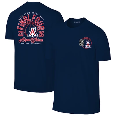 Men's Navy Arizona Wildcats 2026 NCAA Basketball Tournament March Madness Final Four T-Shirt