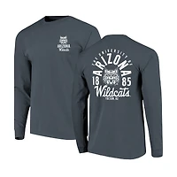 T-shirt à manches longues bleu marine pour homme, motif mascotte des Wildcats de l'Arizona