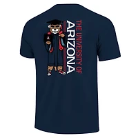 Men's Navy Arizona Wildcats Mascot Grad Achievement Unlocked T-Shirt