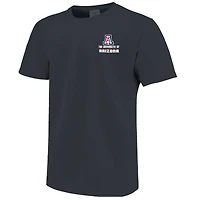 T-shirt rayé bleu marine pour homme Arizona Wildcats Campus Skyline