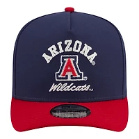 Men's New Era  Navy/Red Arizona Wildcats Two-Tone Arched 9FIFTY Snapback Hat