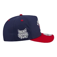 Men's New Era  Navy/Red Arizona Wildcats Two-Tone Arched 9FIFTY Snapback Hat