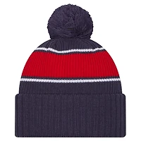 Men's New Era Navy Arizona Wildcats Bold Cuffed Knit Hat with Pom