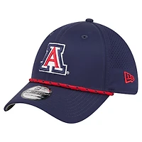 Men's New Era  Navy Arizona Wildcats Rope 39THIRTY Flex Hat
