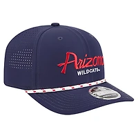 Men's New Era Navy Arizona Wildcats Script Performance Rope 9SEVENTY Adjustable Hat