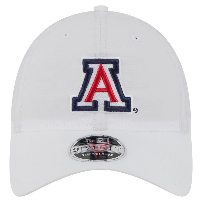 Men's New Era White Arizona Wildcats Active Ripstop 9TWENTY Adjustable Hat