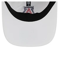 Men's New Era White Arizona Wildcats Active Ripstop 9TWENTY Adjustable Hat