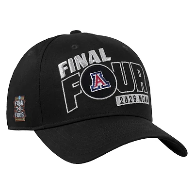 Men's Nike  Black Arizona Wildcats 2026 NCAA Men's Basketball Tournament March Madness Final Four Locker Room Adjustable Hat