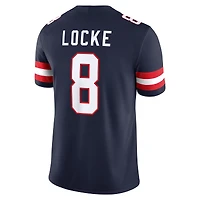 Men's Nike Braedyn Locke Navy Arizona Wildcats Home  NIL Football Game Jersey