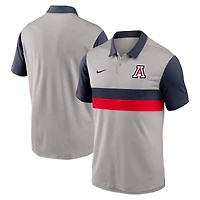Men's Nike Gray/Navy Arizona Wildcats Vapor Dri-FIT Polo