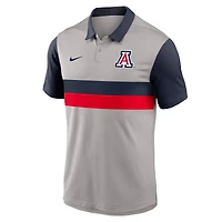 Men's Nike Gray/Navy Arizona Wildcats Vapor Dri-FIT Polo