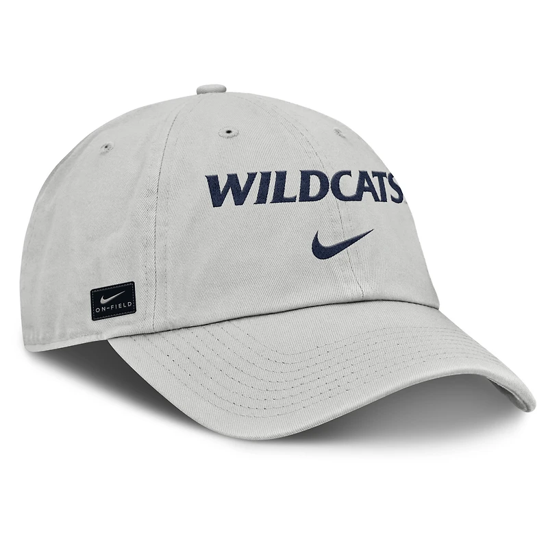 Casquette ajustable Nike grise Arizona Wildcats 2025 On-Field Gameday Club pour homme