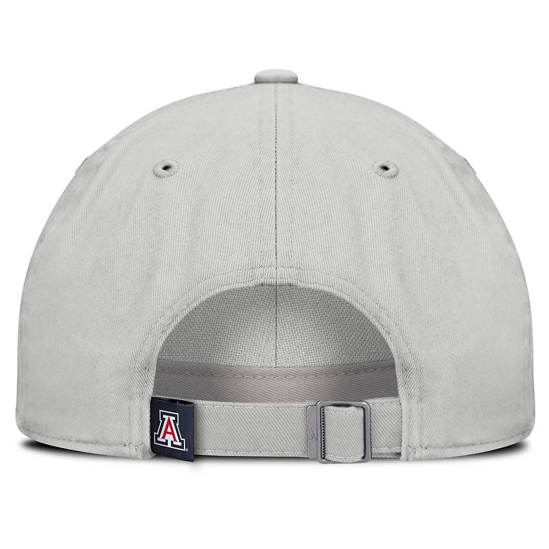 Men's Nike Gray Arizona Wildcats 2025 On-Field Gameday Club Adjustable Hat