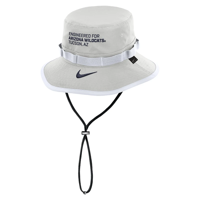 Men's Nike Gray Arizona Wildcats 2025 Sideline Apex Boonie Performance Bucket Hat