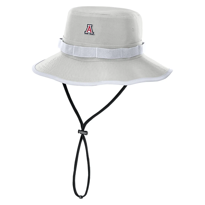 Bob Nike gris Arizona Wildcats 2025 Sideline Apex Boonie Performance pour homme