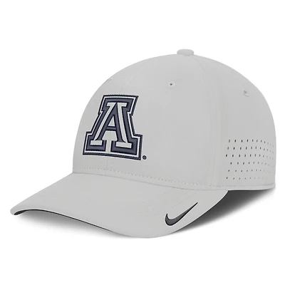 Men's Nike  Navy Arizona Wildcats 2026 Sideline Practice AeroBill Swooshflex Dri-FIT Hat