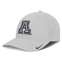 Men's Nike  Navy Arizona Wildcats 2026 Sideline Practice AeroBill Swooshflex Dri-FIT Hat