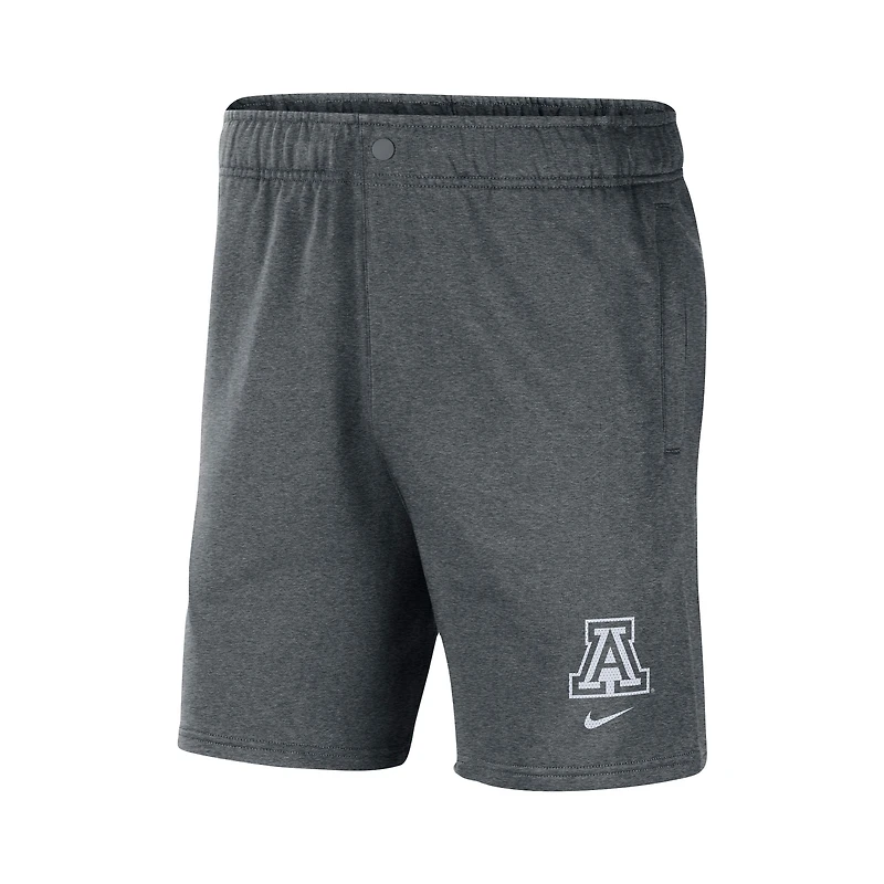 Short Nike Arizona Wildcats Fleece gris pour homme