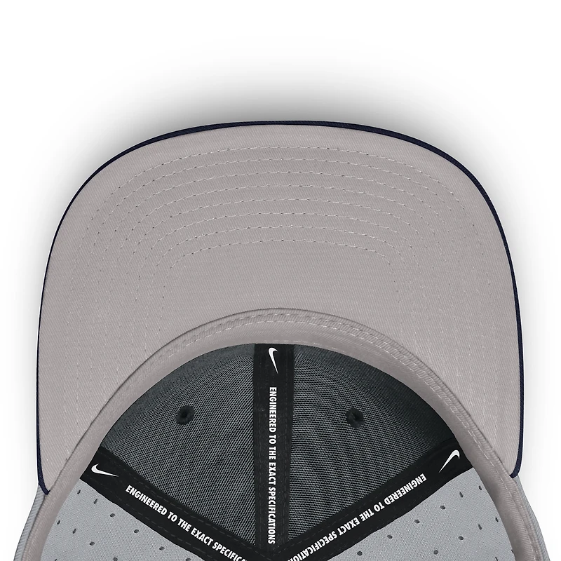 Men's Nike Gray Arizona Wildcats On-Field Dugout True Performance Fitted Hat